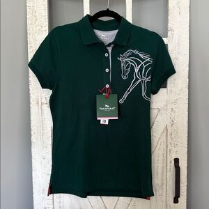 NWT Junior’s Horseware Ireland Green Polo Shirt
